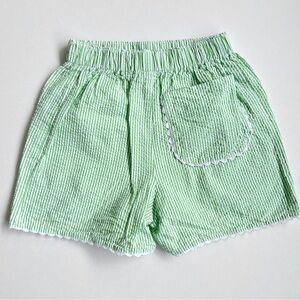 Bella Bliss Girls Seersucker Shorts - 6